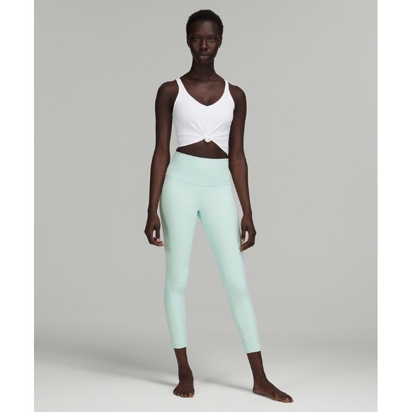 lululemon athletica Pants - Lululemon Align High-Rise Pant 25 Mint Green Nulu Leggings LW5CTCS Size 12